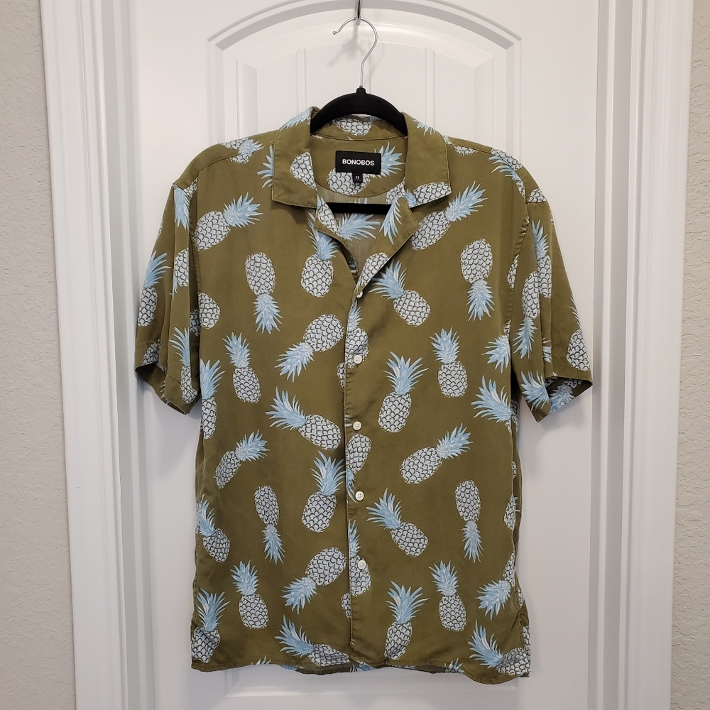 Bonobos Relaxed Fit Tropical Shirt - XS